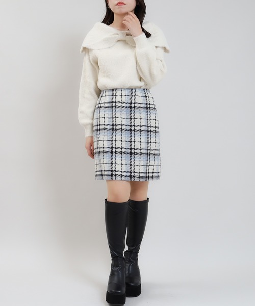 「ASTORIA ODIER」 スカート MEDIUM ホワイト レディース_画像6