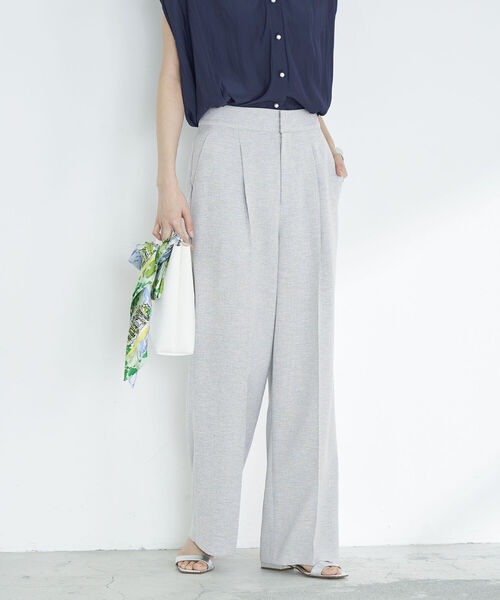 「NOLLEY'S」 パンツ 36 ネイビー レディース_画像5