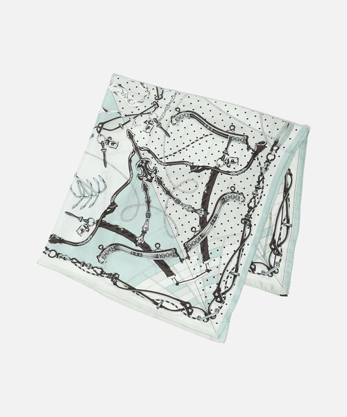 manipuri（マニプリ） スカーフ バンダナ 「manipuri」SILK 88×88