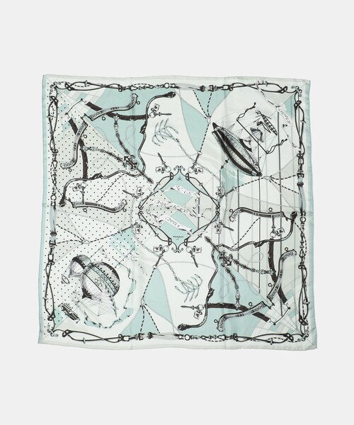 manipuri（マニプリ） スカーフ バンダナ 「manipuri」SILK 88×88
