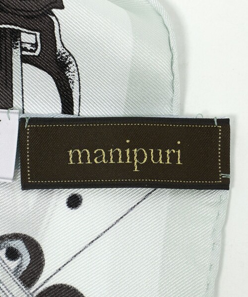 スカーフ バンダナ 「manipuri」SILK 88×88 スカーフ 26SS レディースの画像