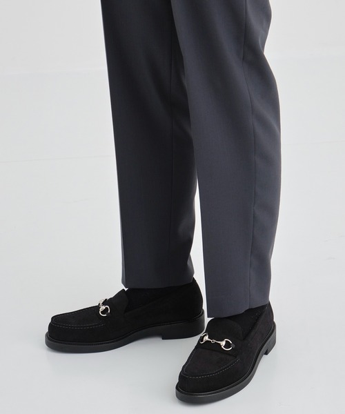 「foot the coacher」 ローファー 7h ブラック メンズの画像