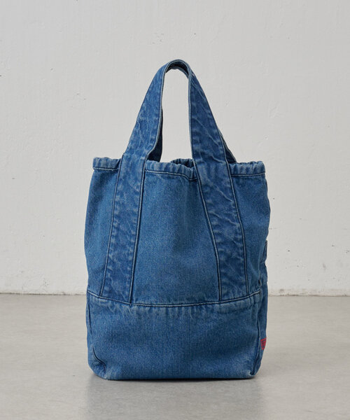 「BEARDSLEY」 トートバッグ SMALL インディゴブルー レディースの画像