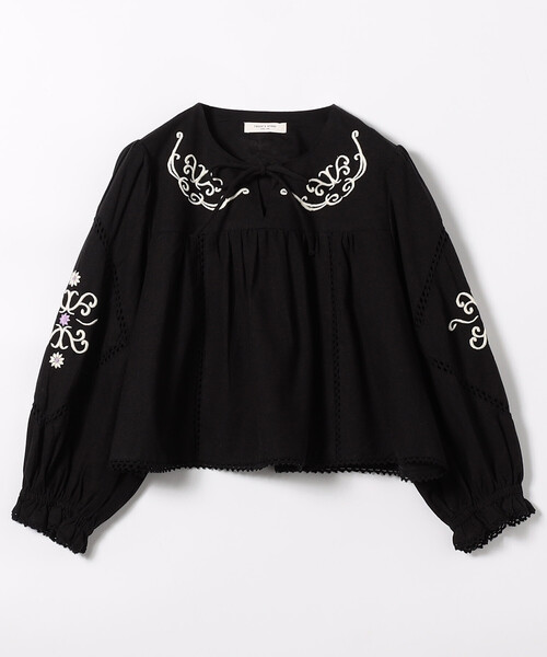 FREAK'S STORE 刺繍ブラウス FREAK'S STORE（フリークスストア） ブラウス シャツ インド パッチ