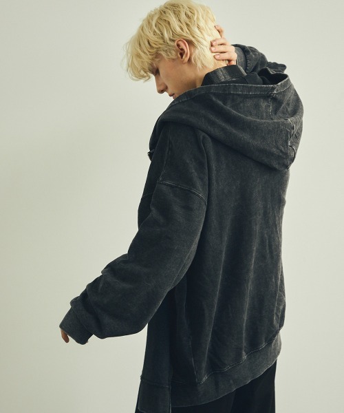 「Shoowtime」 ジップアップパーカー X-LARGE グレー メンズ_画像7