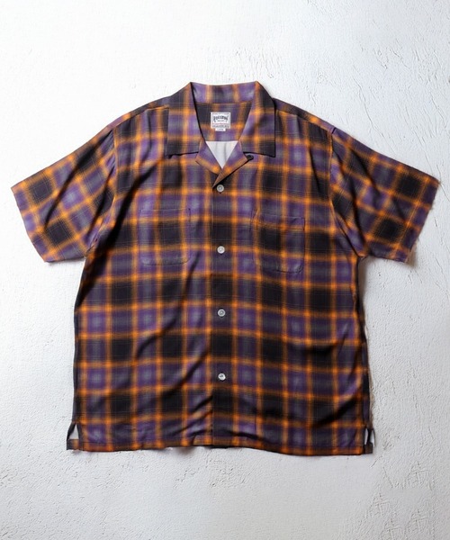 HOUSTON（ヒューストン） シャツ 「7色展開」HOUSTON OMBRE CHECK S/S