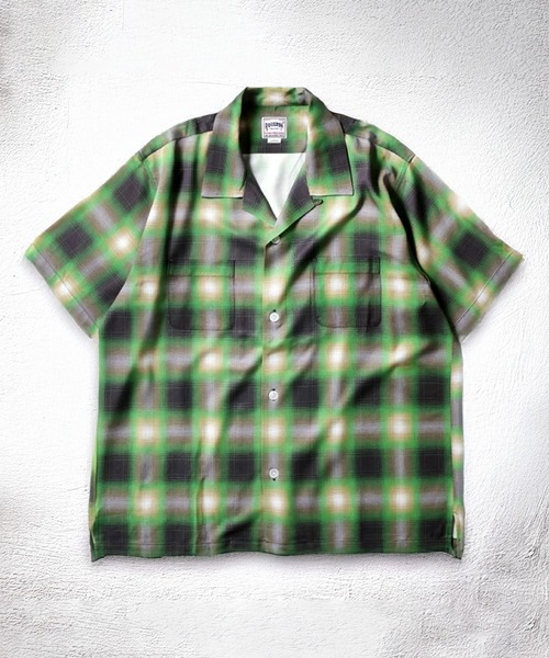 HOUSTON（ヒューストン） シャツ 「7色展開」HOUSTON OMBRE CHECK S/S