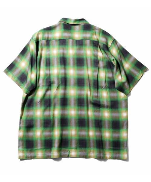 HOUSTON（ヒューストン） シャツ 半袖 「7色展開」HOUSTON OMBRE CHECK