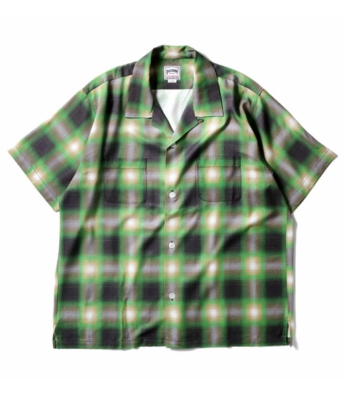 HOUSTON（ヒューストン） シャツ 「7色展開」HOUSTON OMBRE CHECK S/S