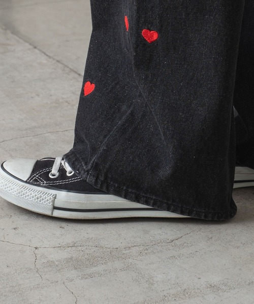 「WEGO」 デニムパンツ SMALL インディゴブルー レディース_画像5