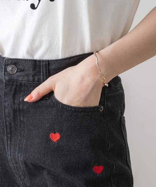 「WEGO」 デニムパンツ SMALL インディゴブルー レディース_画像8