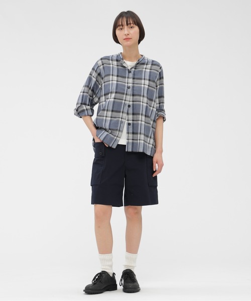 MHL.（エムエイチエル） パンツ WASHED COTTON NYLON RIPSTOP