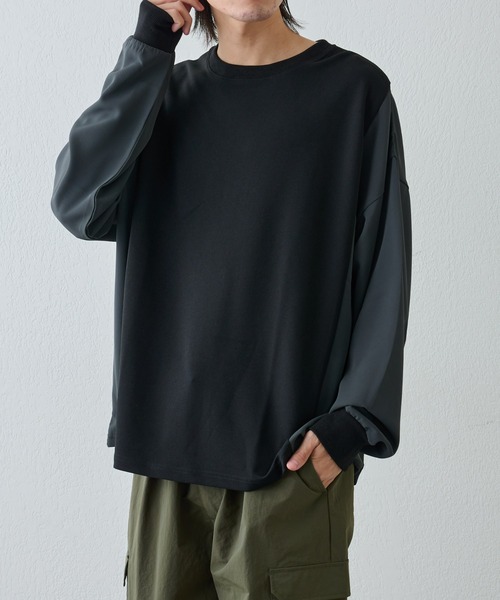 「COLONY 2139」 長袖Tシャツ MEDIUM ブラック系その他 メンズ_画像9