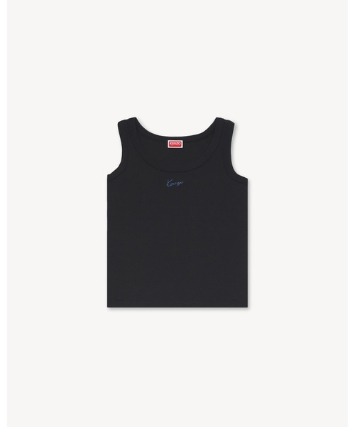 'KENZO Signature' エンブロイダリー タンクトップ イン コットン レディース_5