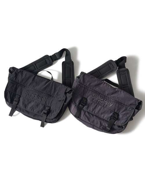 「Subciety」 メッセンジャーバッグ FREE グレー メンズ_画像6