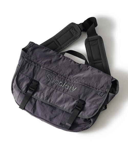 「Subciety」 メッセンジャーバッグ FREE グレー メンズ_画像8