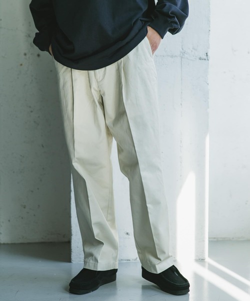 「URBAN RESEARCH DOORS」 チノパンツ MEDIUM オフホワイト メンズ_画像2