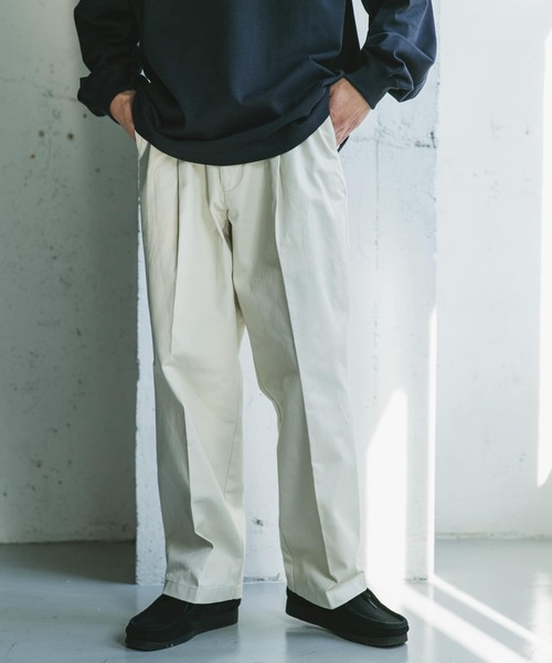 「URBAN RESEARCH DOORS」 チノパンツ MEDIUM オフホワイト メンズ_画像3
