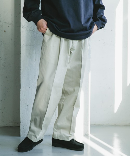 「URBAN RESEARCH DOORS」 チノパンツ MEDIUM オフホワイト メンズ_画像4