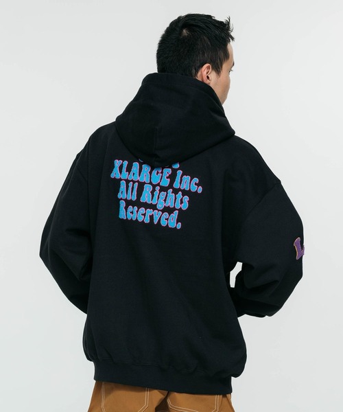 XLARGE（エクストラ ラージ） ジップアップパーカー X-LARGE ブラック