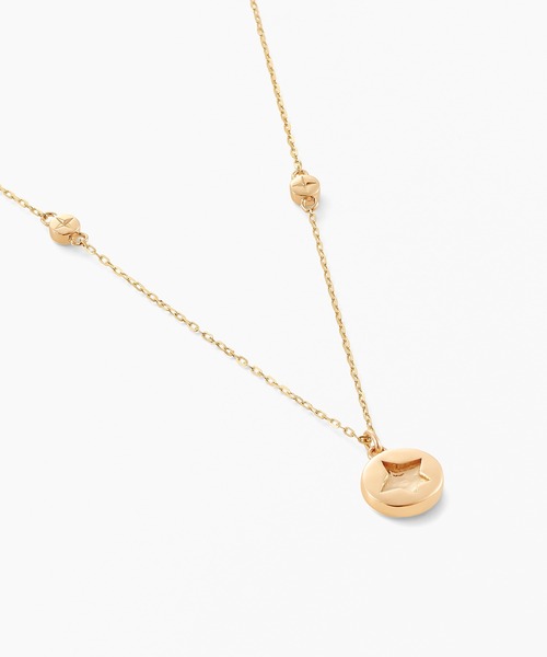 ネックレス 「星の王子さま」コレクション K10YG ルビー ネックレス レディースの画像