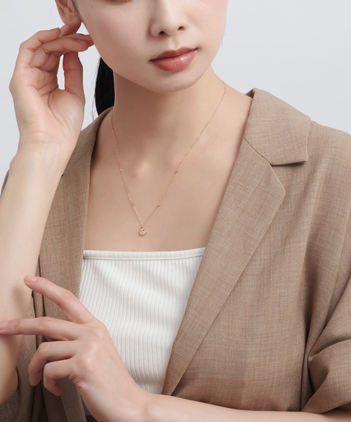ネックレス 「星の王子さま」コレクション K10YG ルビー ネックレス レディースの画像