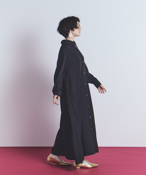 「manana suerte」 長袖ワンピース FREE ブルー レディース_画像5