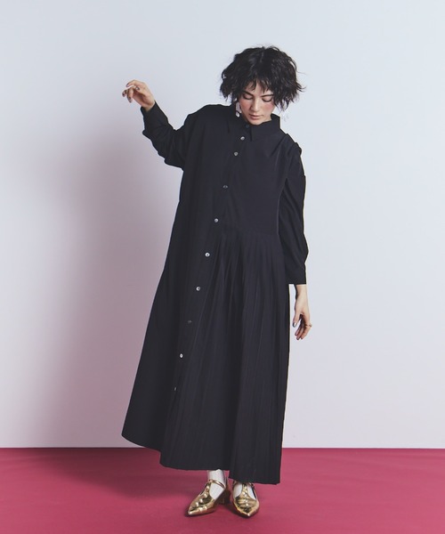 「manana suerte」 長袖ワンピース FREE ブルー レディース_画像6