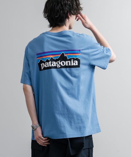 patagonia（パタゴニア） tシャツ MS P 6 LOGO T SHIRT オーガニック