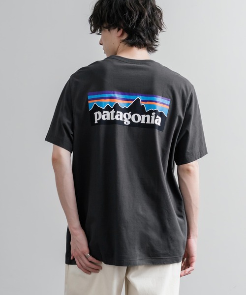 patagonia（パタゴニア） tシャツ MS P 6 LOGO T SHIRT オーガニック