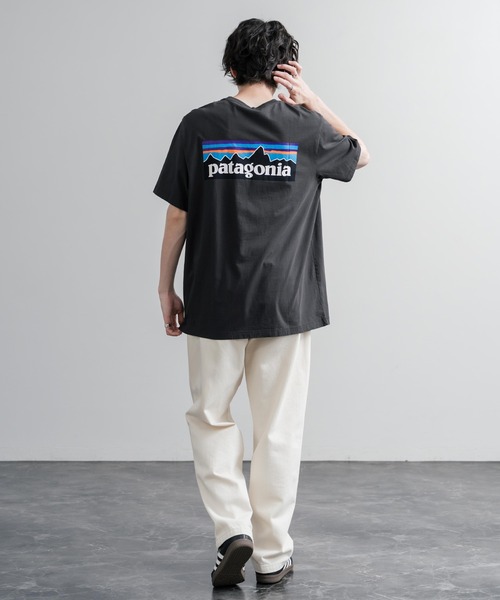 patagonia（パタゴニア） tシャツ MS P 6 LOGO T SHIRT オーガニック