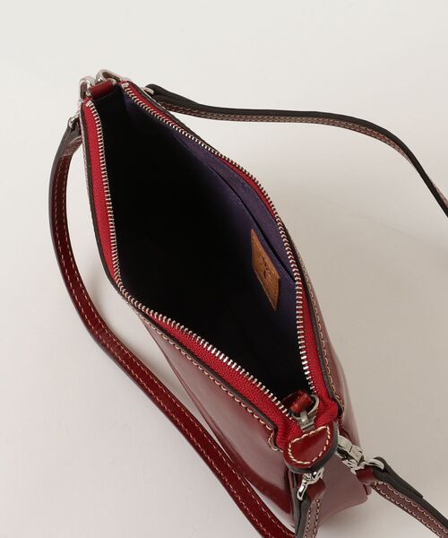 「ALBEROLA」 OLD MADRAS 2WAYバッグ - レッド レディース_画像4