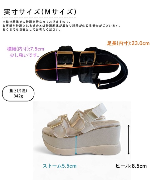 「Sugar Sugar」 ヒールサンダル L ピンク レディース_画像5