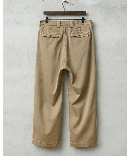50～60s ヴィンテージ チノトラウザー チノパン ビンテージ WAIPER.inc チノパン フランス軍 1950〜60年代 M-52 ヴィンテージ