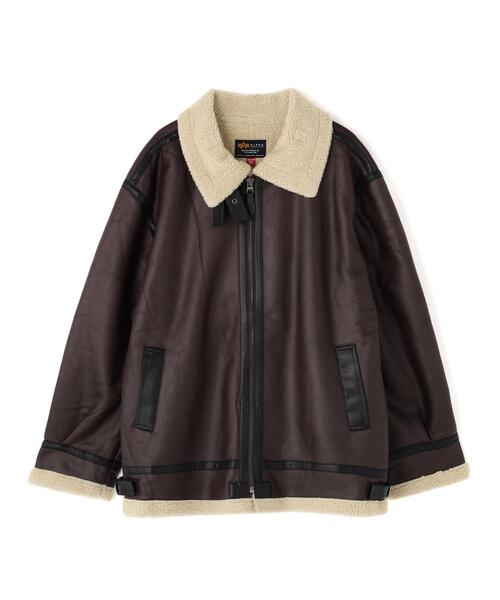 ALPHA アルファインダストリーズ M エコ ムートンジャケット ミリタリー Alpha Industries（アルファ・インダストリーズ） ムートンジャケット