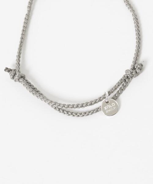 XOLO ブレスレット XOLO ROPE LINK SILK BRACELET メンズ : ZOZOTOWN
