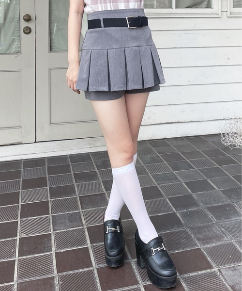 「abc une face」 キュロット FREE ダークグレー レディース_画像6