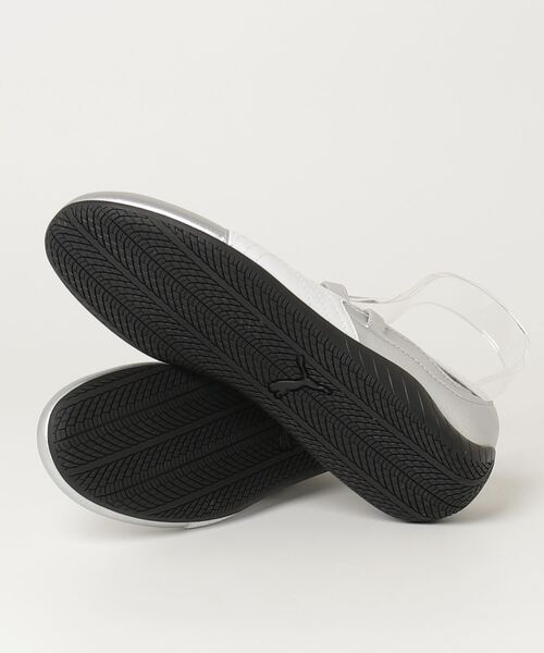 「PUMA」 バレエシューズ 24.5cm シルバー レディース_画像3