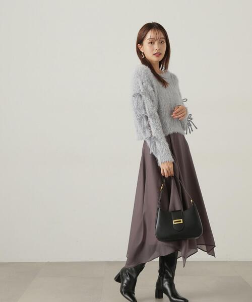 「PROPORTION BODY DRESSING」 フレアスカート SMALL オフホワイト レディース_画像3