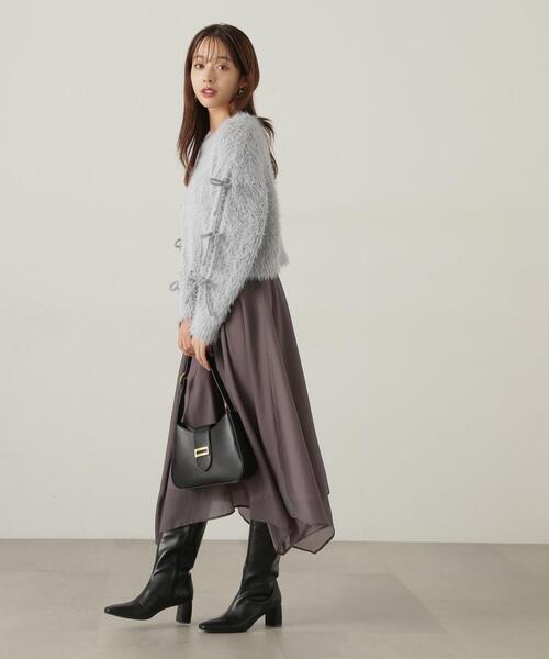 「PROPORTION BODY DRESSING」 フレアスカート SMALL オフホワイト レディース_画像4