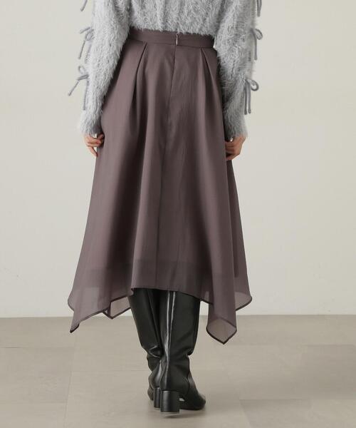 「PROPORTION BODY DRESSING」 フレアスカート SMALL オフホワイト レディース_画像8