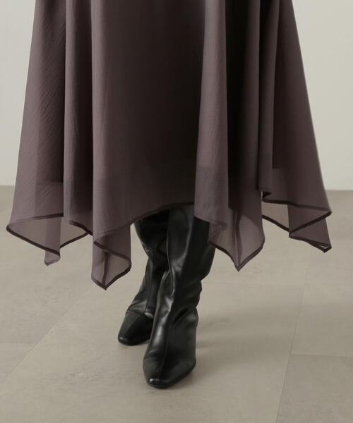 「PROPORTION BODY DRESSING」 フレアスカート SMALL オフホワイト レディース_画像9