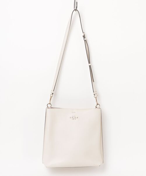 COACH ショルダーバッグ ストロー素材 ホワイト COACH（コーチ） ショルダーバッグ - ベージュ レディース : ZOZOTOWN