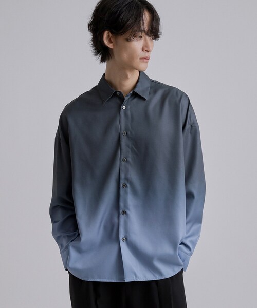 新品タグ付　On オン グラデーション 半袖 Tシャツ Court-T Sサイズ tk.TAKEO KIKUCHI（ティーケータケオキクチ） シャツ なめらか