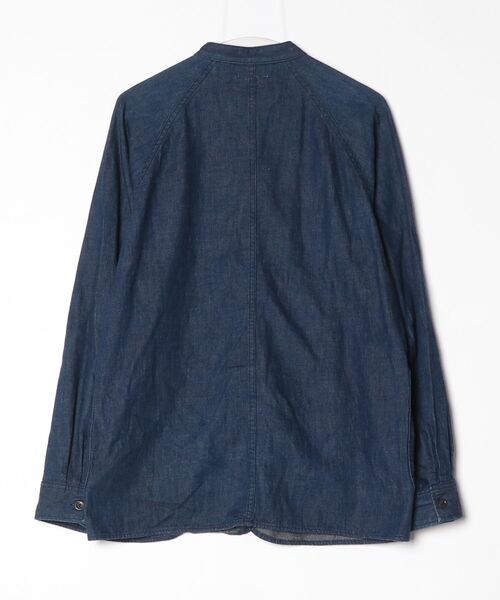 「JAPAN BLUE JEANS」 長袖シャツ M ネイビー メンズ_画像2