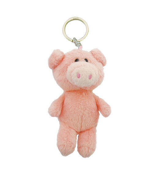 nici キーホルダー NICI/キーリング BB ピンクピッグ 10cm