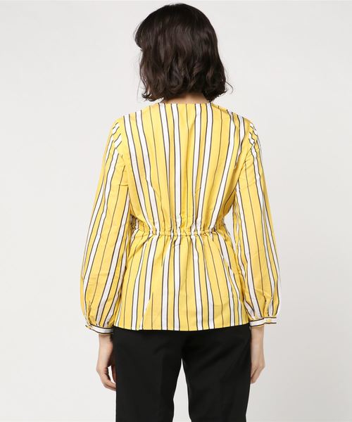 定番お買い得 tシャツ Tシャツ STRIPED GATHER TOP ZOZOTOWN PayPayモール店 - 通販 - PayPayモール 超激安格安