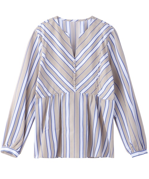 定番お買い得 tシャツ Tシャツ STRIPED GATHER TOP ZOZOTOWN PayPayモール店 - 通販 - PayPayモール 超激安格安