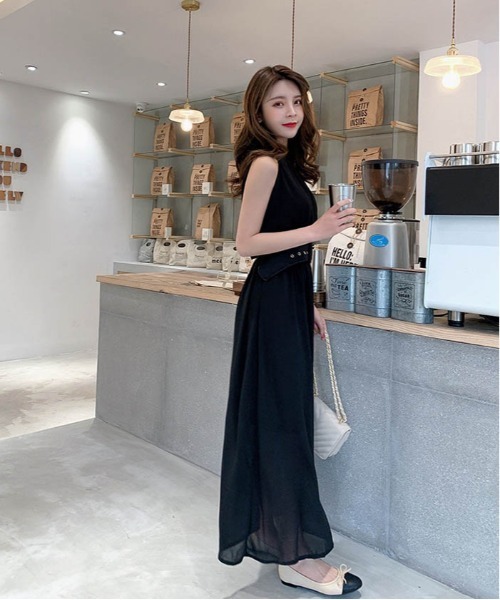 ワンピース Osharesta Tokyo 大人カワイイ ウエストベルトノースリーブワンピース Zozotown 通販 Paypayモール