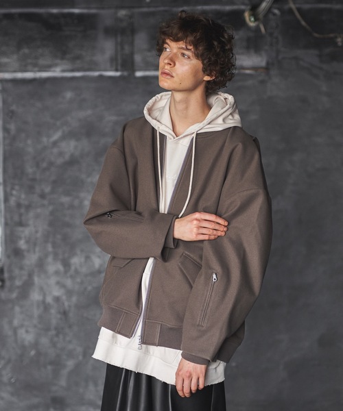 ジャケット MA-1 OVERSIZED SHORT MA-1 BLOUSON / オーバーサイズ